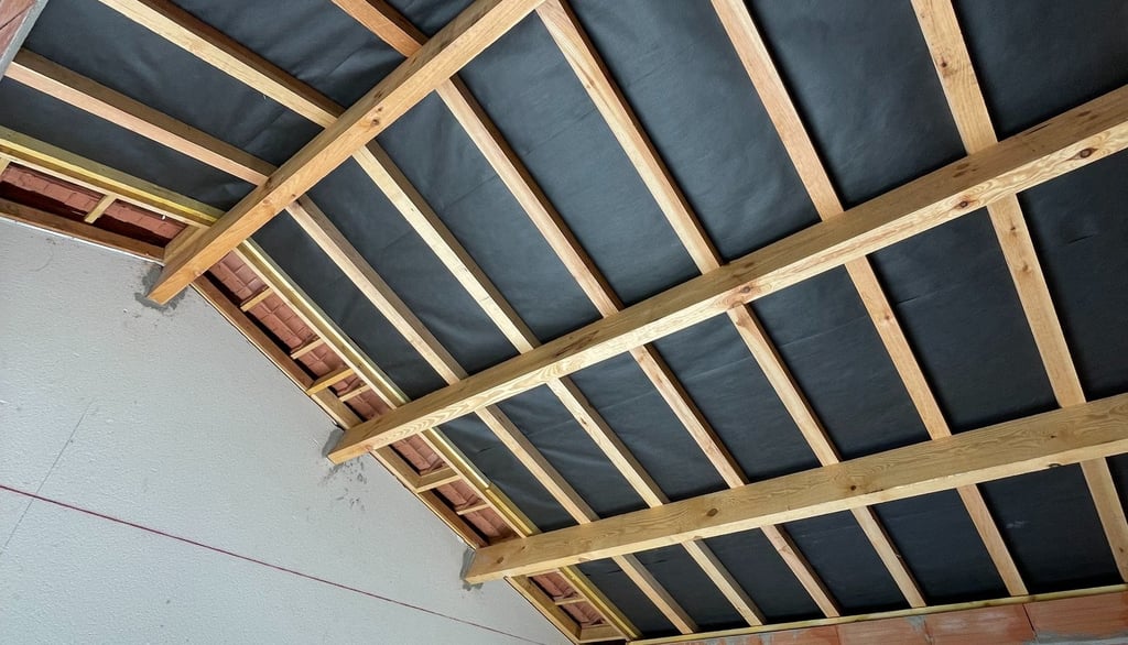 charpente de toiture intérieure