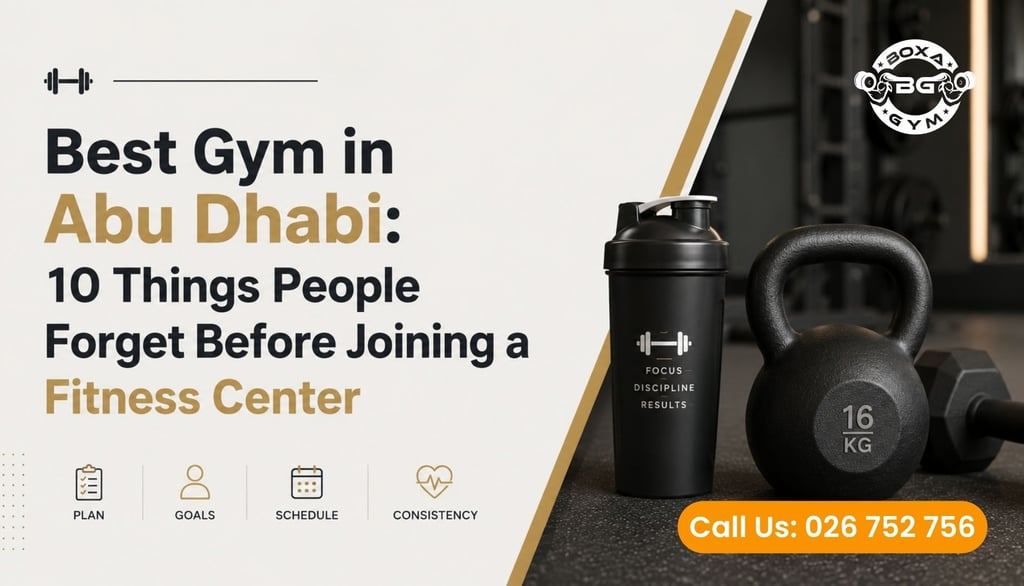 fitness center abu dhabi - best gym in abu dhabi - boxa gym abu dhabi