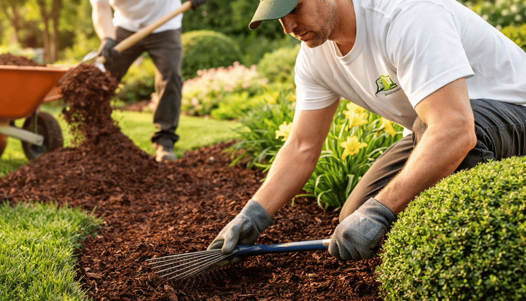Mulch installation Triangle area nc 