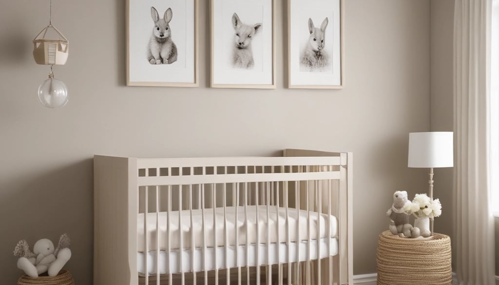 Children's playroom with toy train and storage