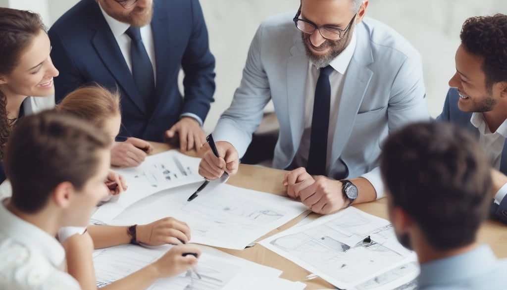 photo of white staircase