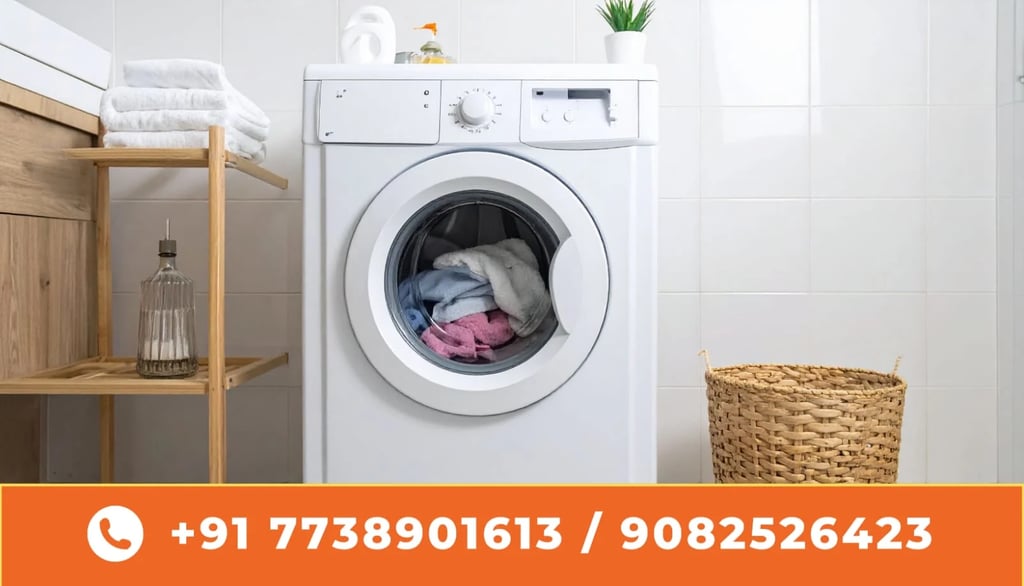 Front load washer with contact numbers for washing machine repair in jodhpur