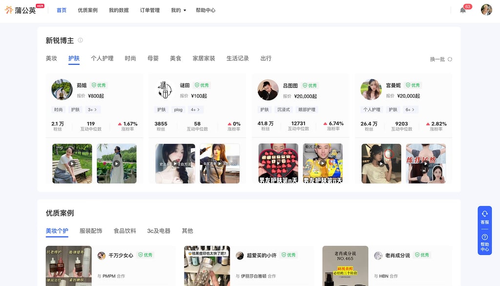 Xiaohongshu KOL Marketing Platform