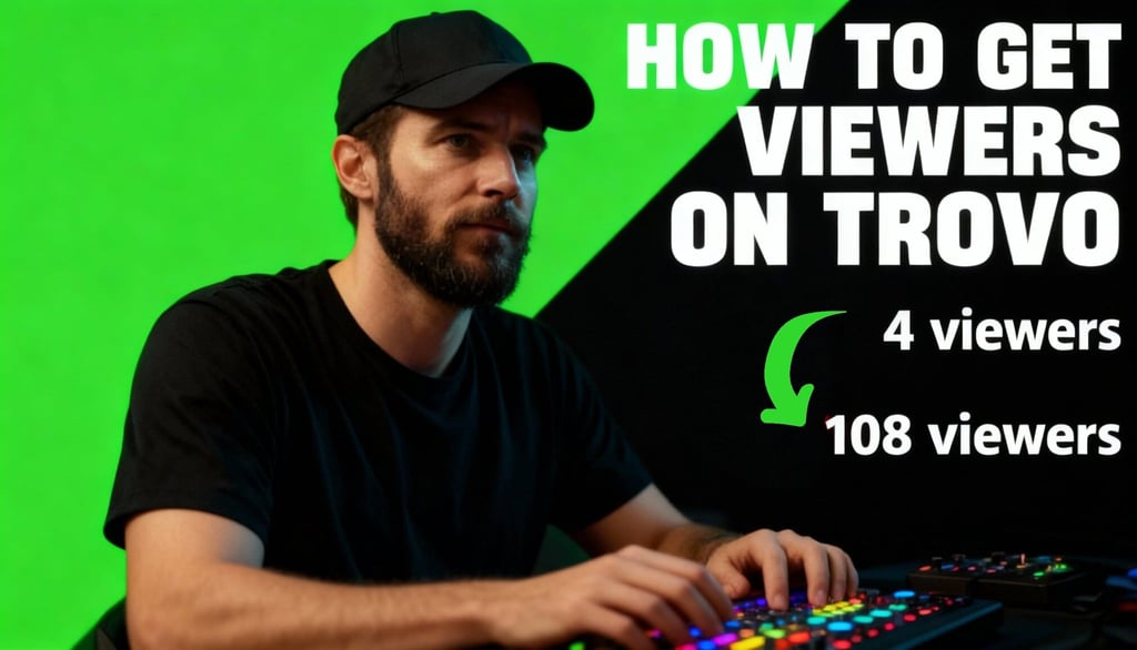 how to get viewers on trovo