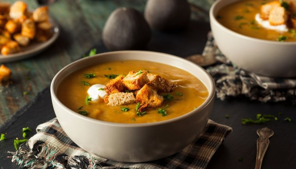 curry butternut squash vegan soup