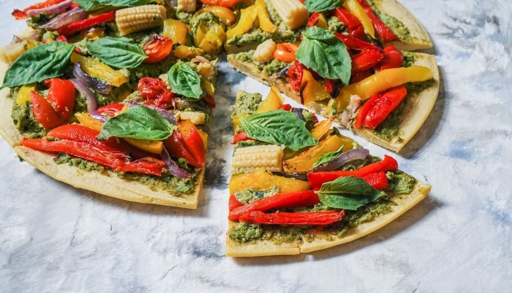 Vegan gluten-free pizza