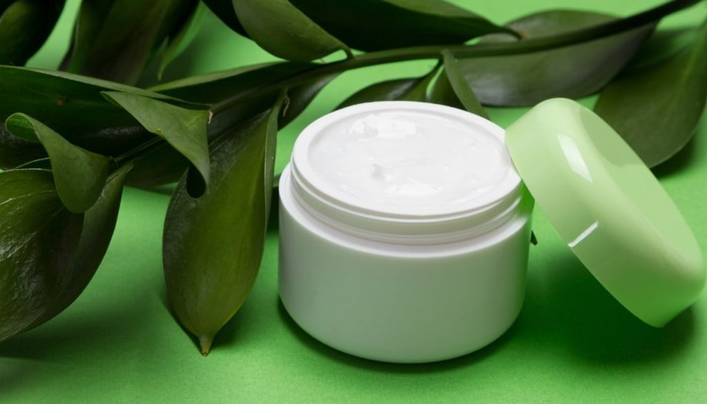 Vegan skin moisture cream olive