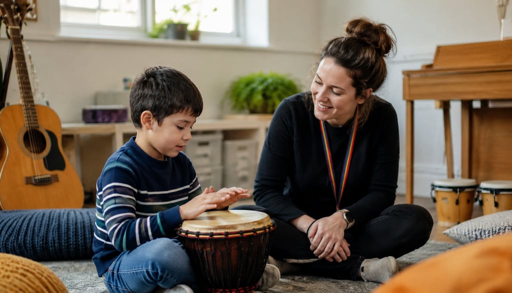 Individual music therapy offers a safe, personalised space where children, young people, adults and