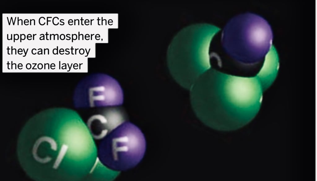 gas molecules