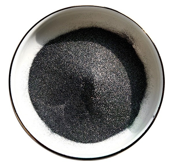 Photo of Black Silicon Carbide.