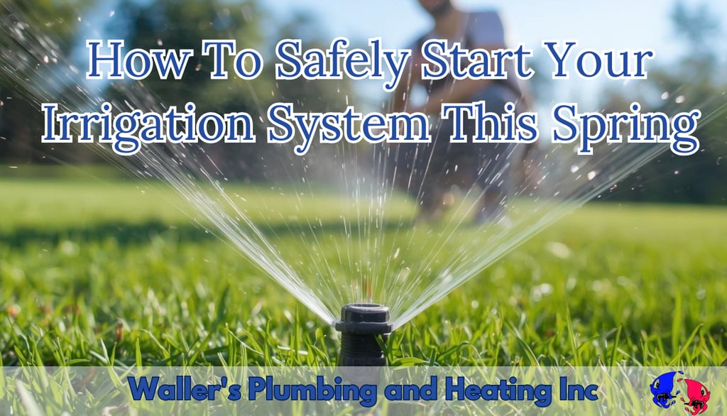 Learn how to safely start your irrigation system this spring.