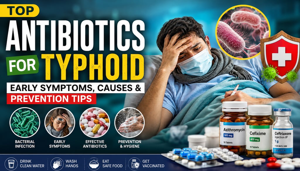 antibiotics for typhoid