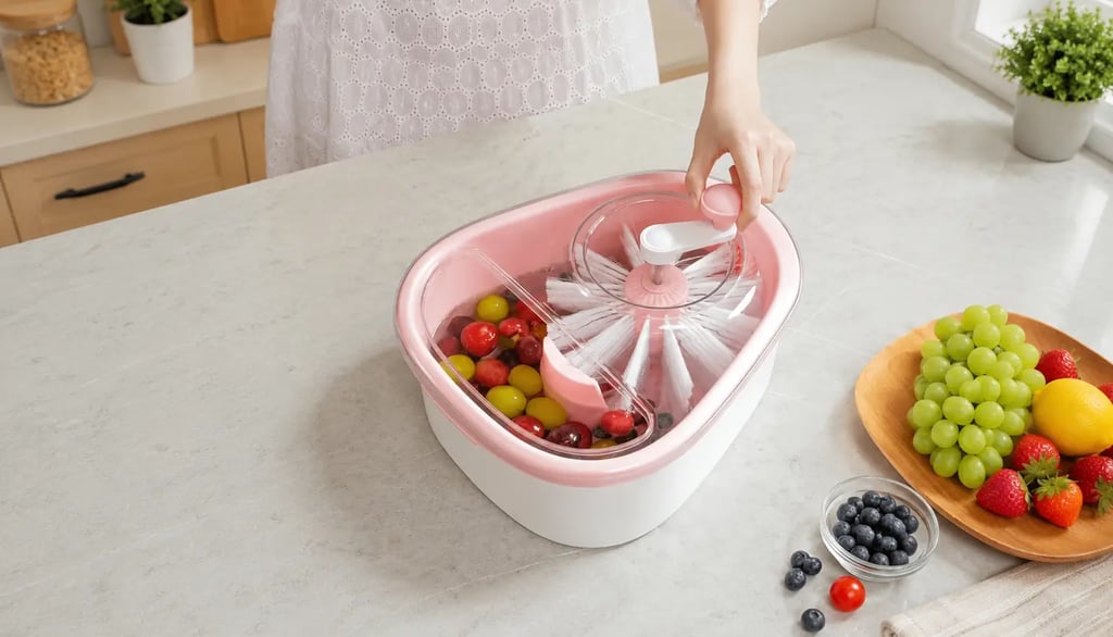 Lavador manual de alimentos