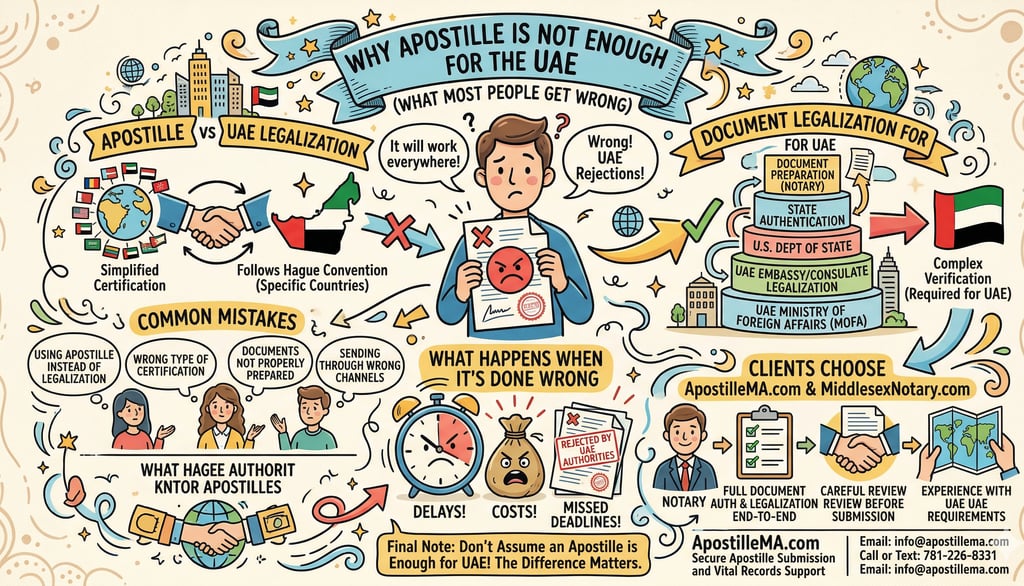 UAE document legalization USA