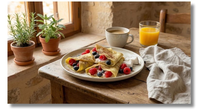 Ricetta crepes di cocco - Una Colazione Sana, Leggera e Senza Glutine