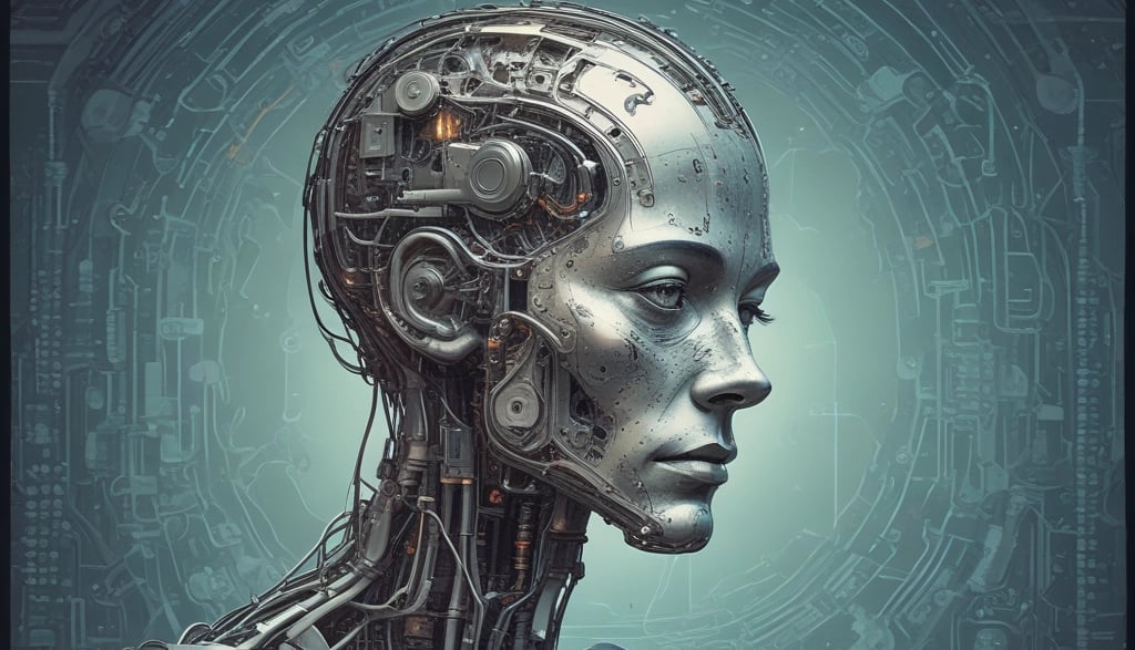 the word ai spelled in white letters on a black surface