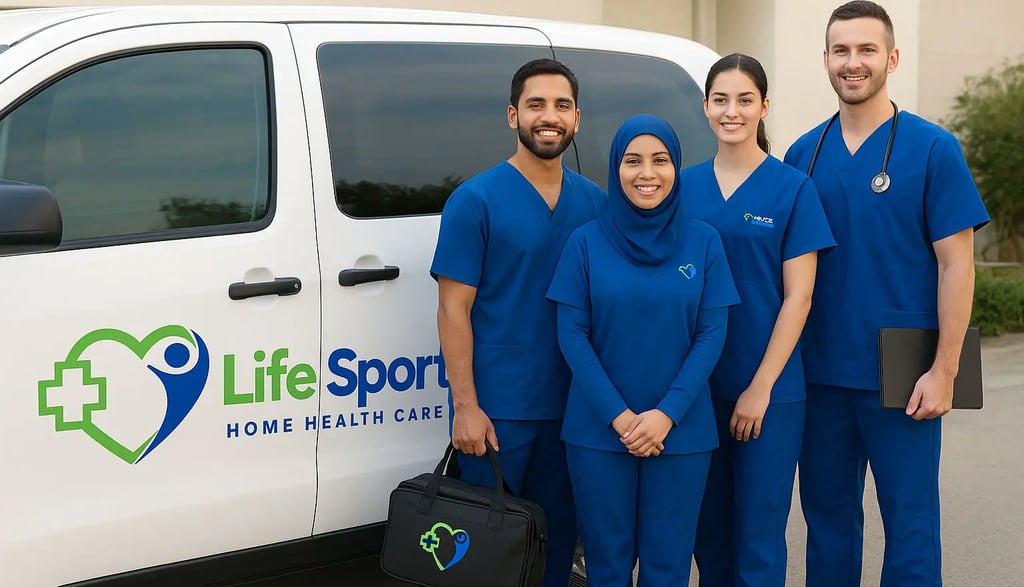 نقدم خدمات الرعاية الصحية المنزلية لكبار السن والمرضى في جميع أنحاء المملكة.