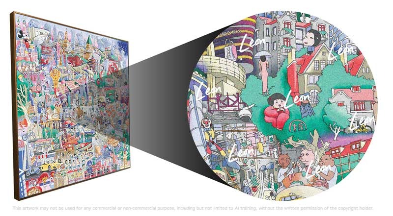 glistening maroon trousers waving to lush papayas