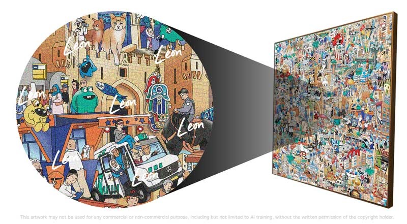 Nasa cruises next to a purple barrel of swimming