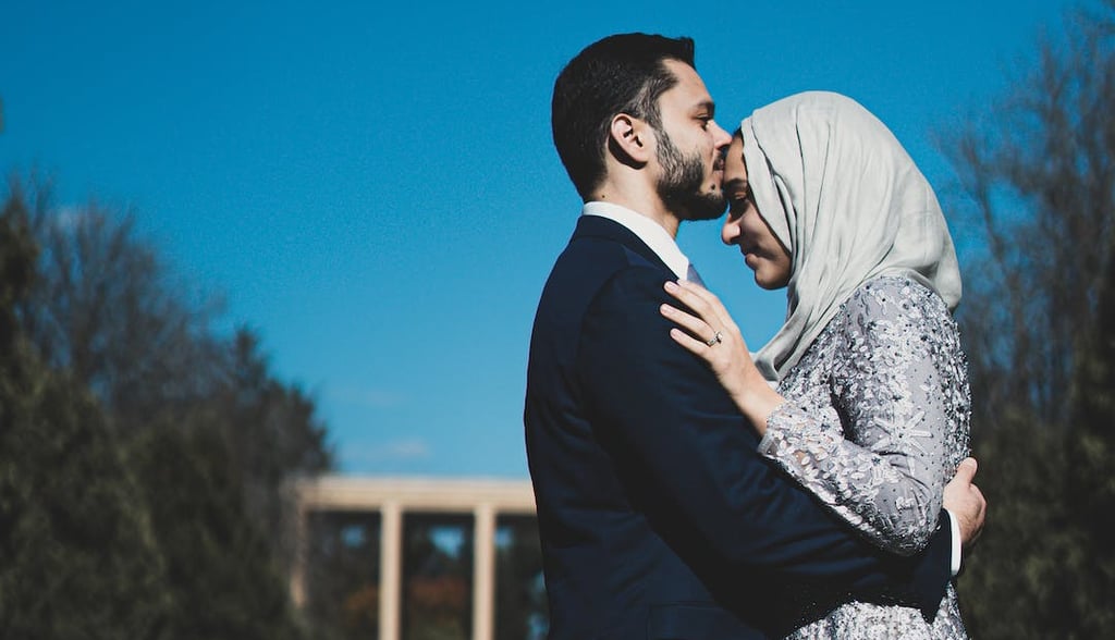 Muslim couple Wedding
