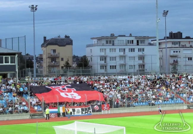 Stadion des FC Differdingen 03 in Differdingen