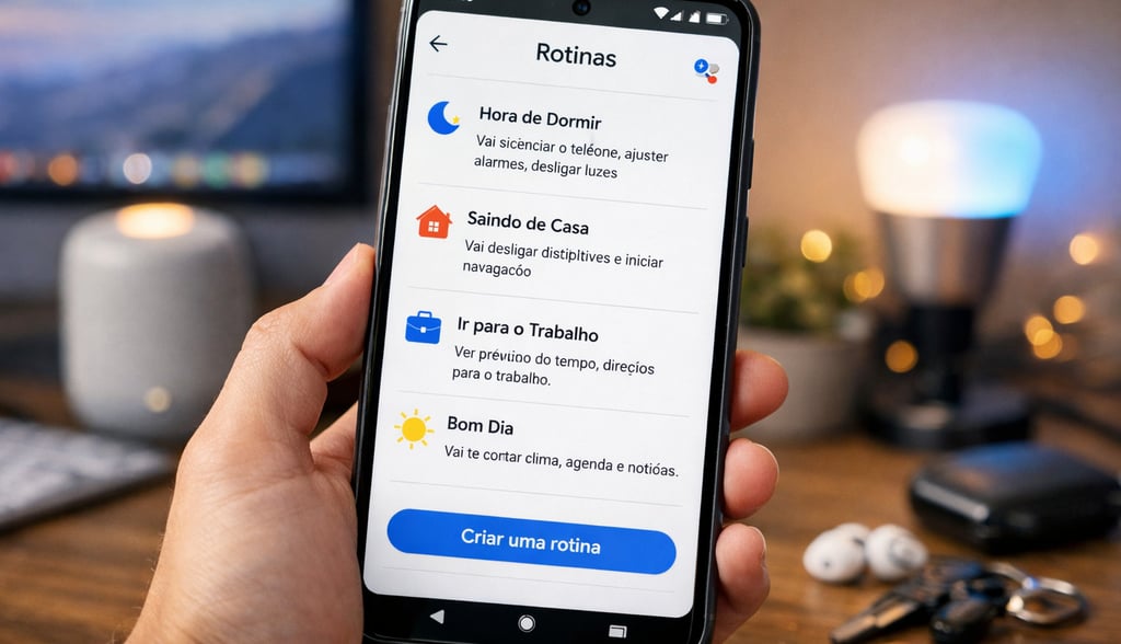 google assistant rotinas automaticas android