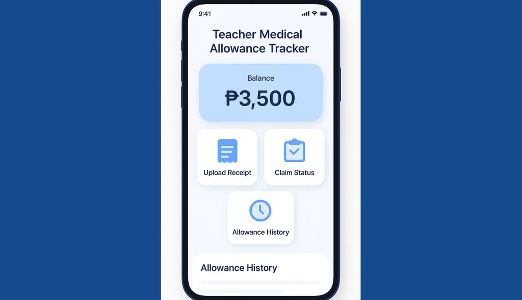 Teacher Medical Allowance Tracker