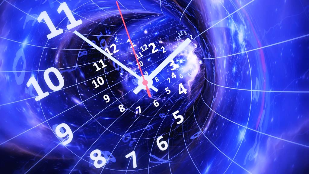 a clock on a wall with a clock on it