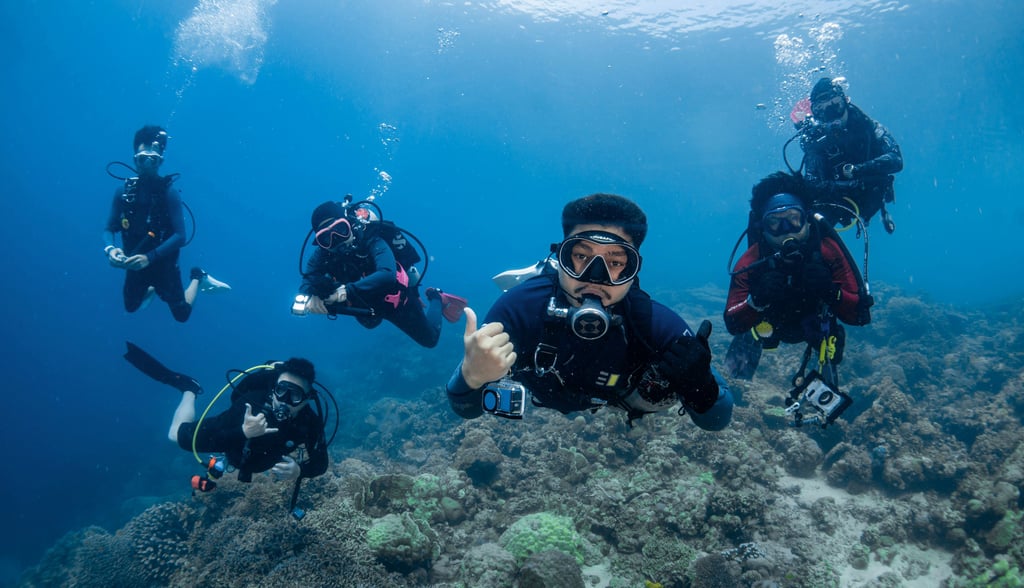 Orca Dive Team Underwater