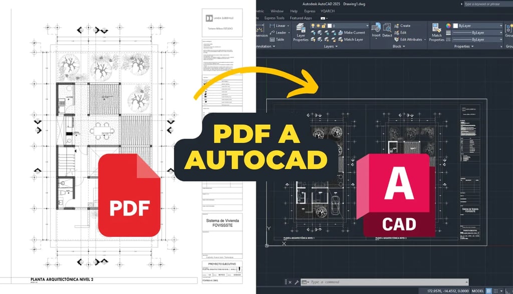 Convertir PDF a AutoCAD (DWG) y Escalarlo