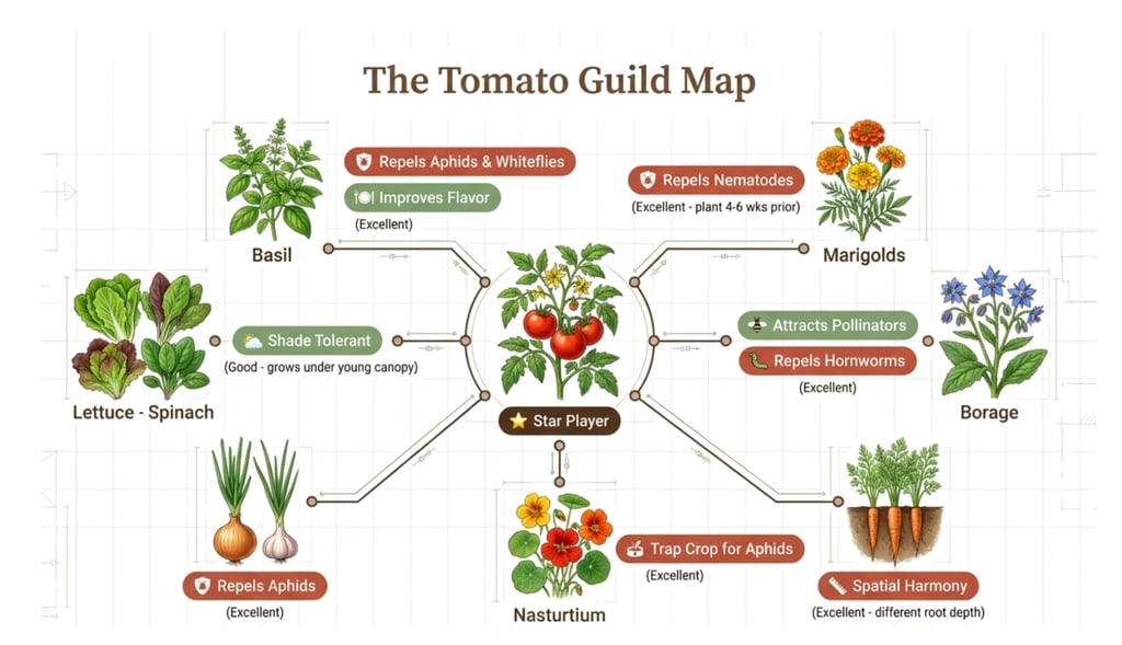 tomato guild map