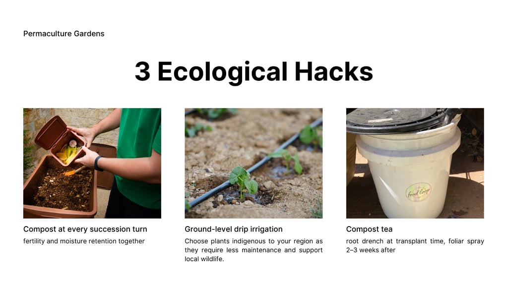 3 ecological hacks