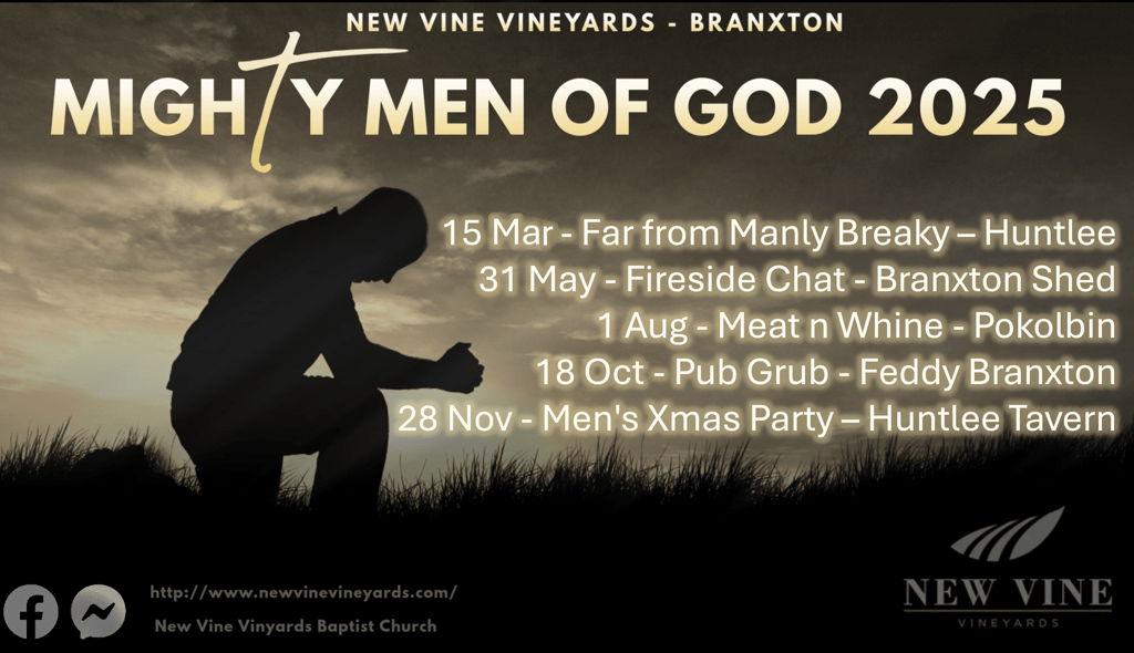 Mighty Men of God calendar 2025