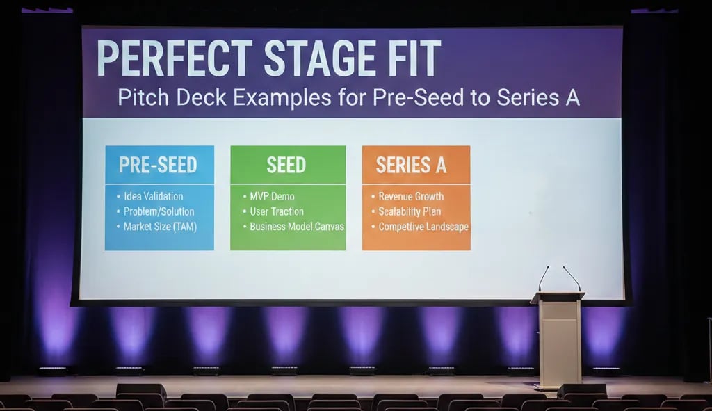 Perfect Stage Fit: Pitch Deck Examples for Pre-Seed to Series A