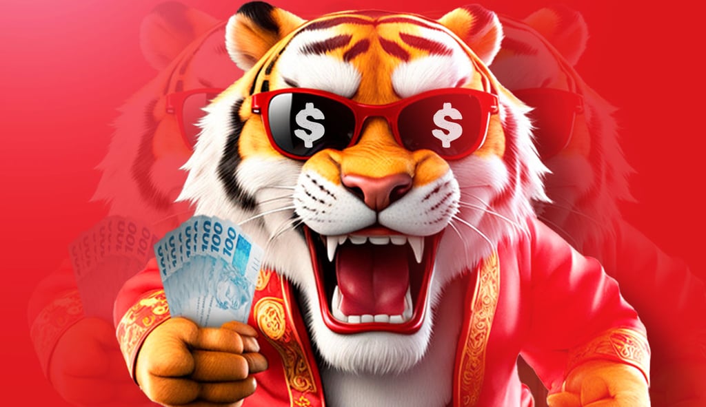 imagem do tigre representando jogos de azar e bets 