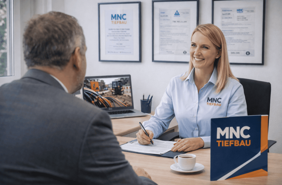 MNC Tiefbau ist ihr zuverlässiger partner für , glasfaserausbau und moderne tiefbauarbeiten.