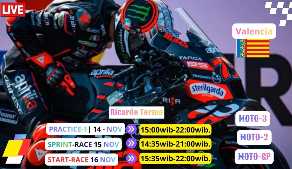 jadwal motogp valencia 2025