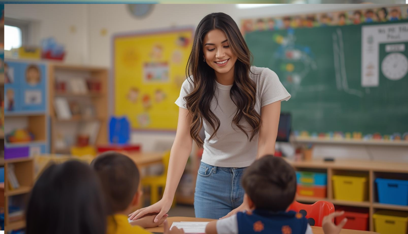 Early educators learning child-centred teaching with LevelUp Online Education.