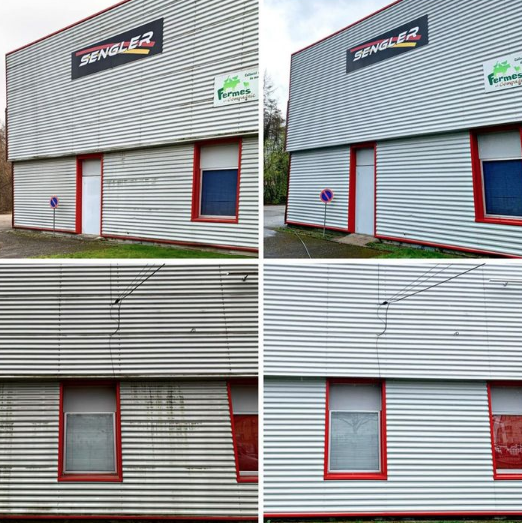 Nettoyage façade magasin Douai, entreprise nettoyage façade et devanture Douai 