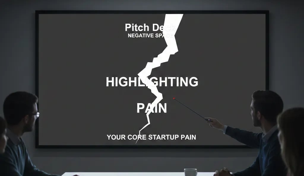 Pitch Deck Negative Space: Highlighting Your Core Startup Pain