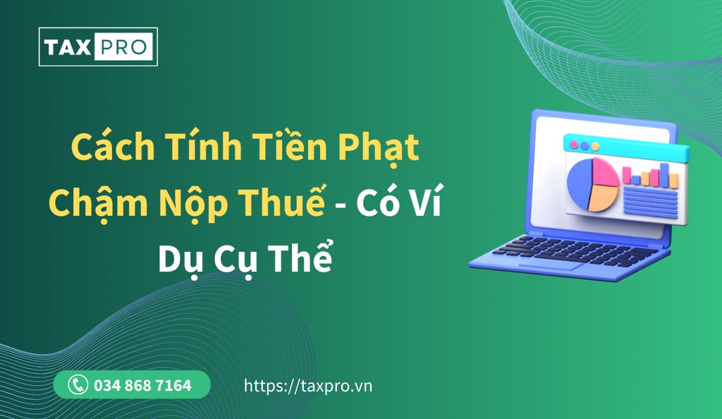 cach tinh tien phat cham nop thue