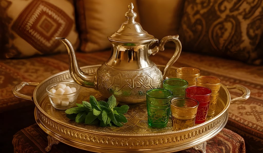 Moroccan mint tea