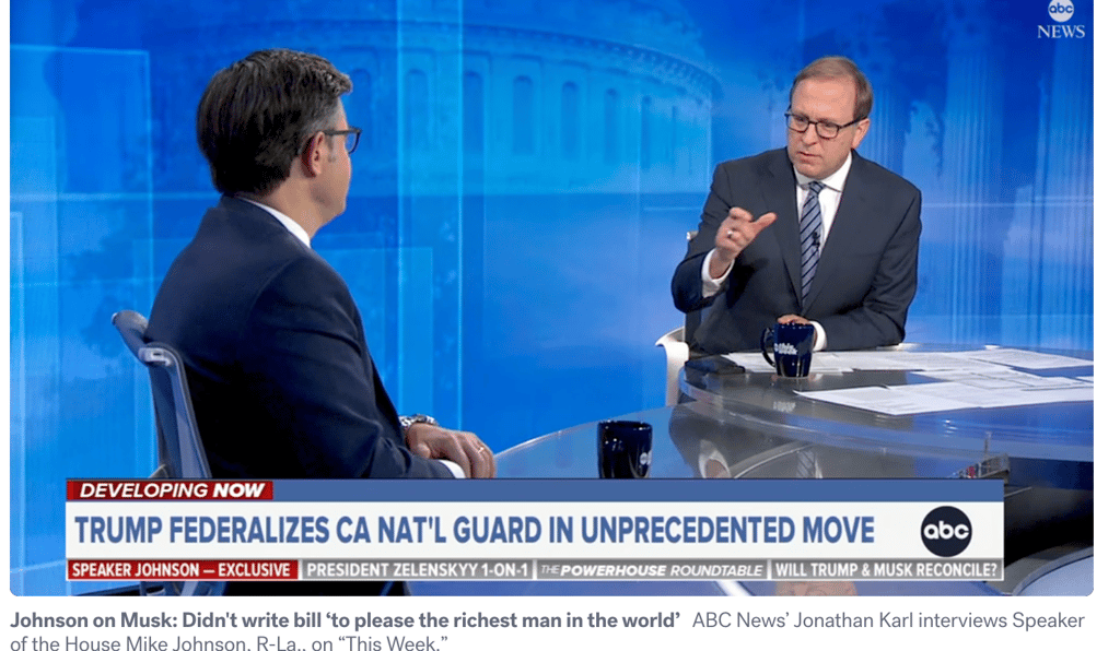 Trump’s National Guard Deployment in L.A.: Speaker Johnson’s Full-Throated Defense Ignites Debate
