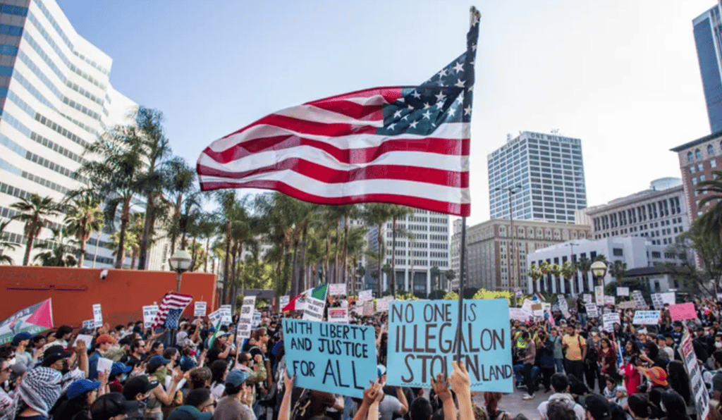 Tensions Rise: Protests Erupt Across the U.S. Over Trump’s Immigration Raids and Military Deployment