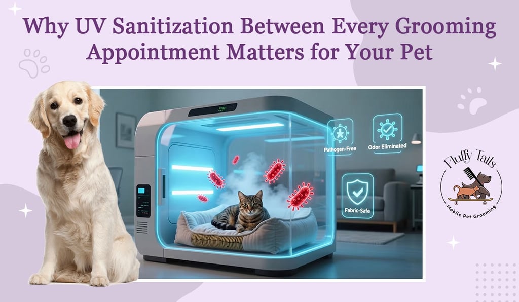 Why UV Sanitization Between Every Grooming Appointment Matters for Your Pet