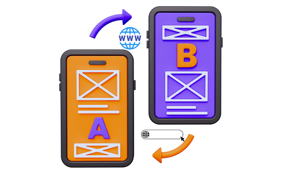 A/B website traffic testing