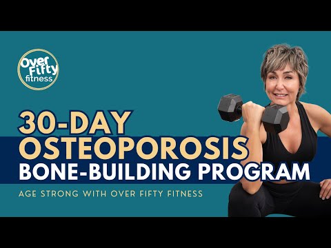 Over Fifty Fitness Osteoporosis Program with PJ guiding women to build bone density safely