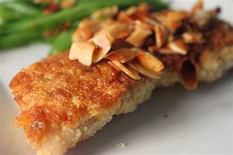 Crispy, Crunchy, and Flaky Almond Fried Flounder Fish