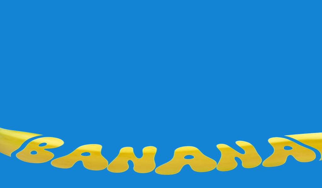 a banana peeler with the word banana peel on it