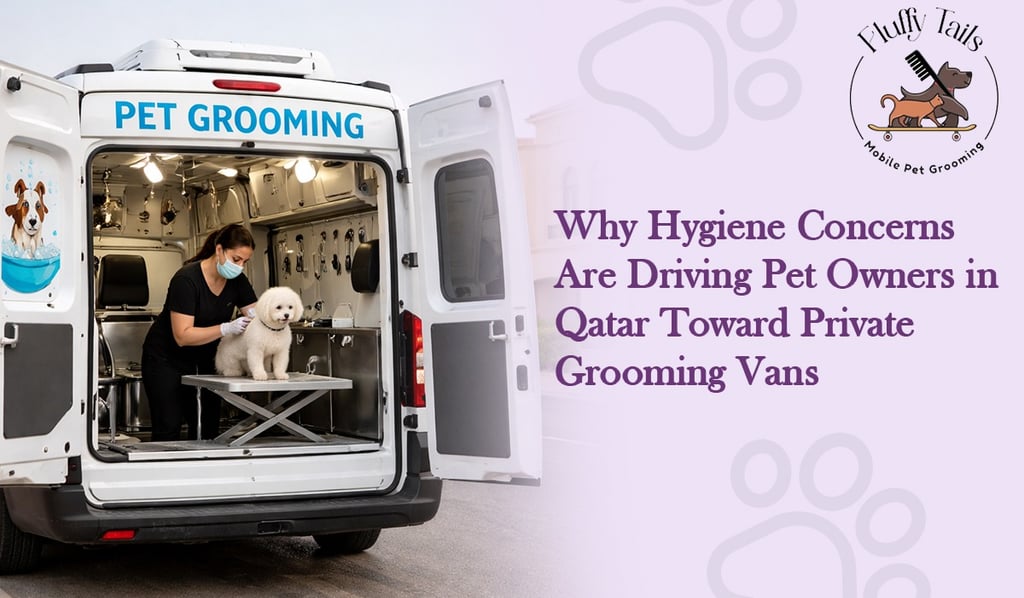 Why Hygiene Concerns Are Driving Pet Owners in Qatar Toward Private Grooming Vans